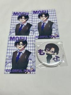 カラフルピーチ もふ ワンダーランドトレカ新ビジュ アニメイト缶バッジ4点セット