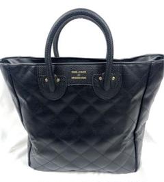 【美品】 ヤングアンドオルセン トートバッグ キルティング ブラック 縦長 YOUNG&OLSEN The DRYGOODS STORE QUILTING TOTE BAG BOOK 《付録