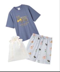 パジャマセット　ジェラートピケ　未使用品　パンツのみタグ付き セール】【接触冷感】アイス柄ワッフルショートパンツ（ルーム