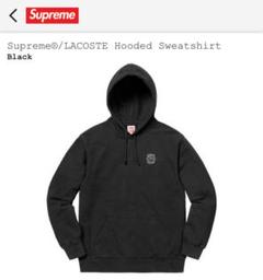 Sサイズ　LACOSTE Supreme コラボパーカー ブラック 2025年最新】supreme lacoste パーカーの人気アイテム - メルカリ