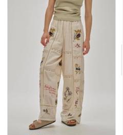 パンツ Embroidery Patchwork Trousers 38 2025年最新】embroidery patchwork trousersの人気アイテム