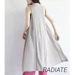 RADIATE ジレ　ロングカーディガン　サイドプリーツのサムネイル