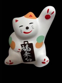 工房輪葉葉招き猫　左手猫