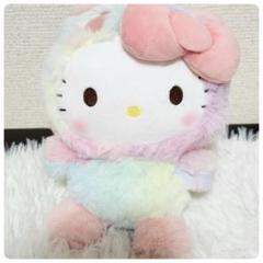 【新品・未使用】ハローキティ ぬいぐるみ パステルカラー