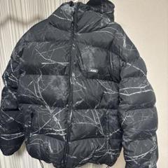 XLARGE マーブル模様 ダウンジャケット Lサイズ XLARGE マーブル模様 ダウンジャケット Lサイズ