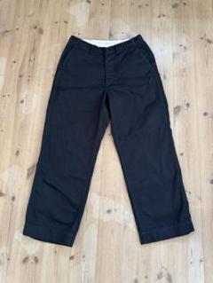 PHIGVEL（フィグベル）｜OFFICER TROUSERS WIDE- INK BLACK