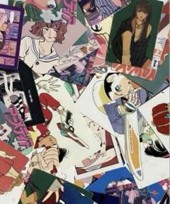 女の子 レトロシール / 20枚