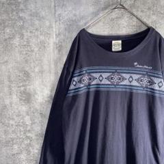 【古着】90s PIKO ピコ　ロンT 長袖Tシャツ　Y2K サーフ系　ブラック
