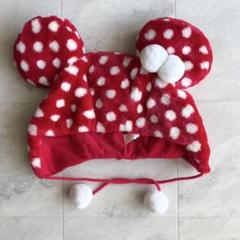 専用です。ミニーマウス ファーキャップ 水玉模様 ディズニー Disney ミニーマウス ファンキャップ マフラー 帽子