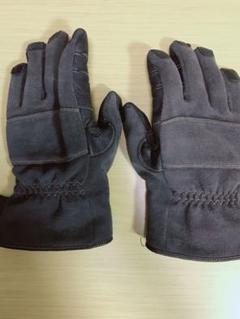 【中古】消防 警察 キャンプ ケブラー手袋 グローブ 焚き火 革手
