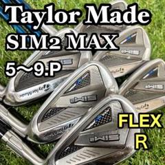 大人気　テーラーメイド SIM2 MAX シムツーマックス アイアン 6本　R