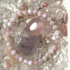 沖縄ティダストーン《Thida stone》高品質ピンクオパール　小粒5〜6ミリ