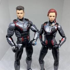 ●マーベルレジェンド●ホークアイ ブラックウィドウ 海外限定 ヘッドパーツ3種 ○マーベルレジェンド○ホークアイ ブラックウィドウ 海外限定