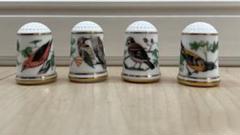 FRANKLIN PORCELAIN シンブル 野鳥 陶器製