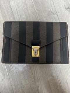 未使用級　FENDI FFフラット スリム　クラッチバッグ　ズッカ　ウォレット 楽天市場】フェンディ ズッカ（クラッチバッグ・セカンドバッグ