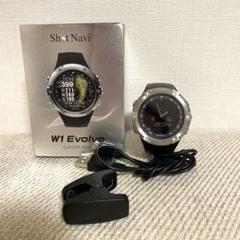 メルカリ最安値！Shot Navi W1 Evolve ホワイト GPSナビ Shot Navi W1 Evolve GPSウォッチ ブラック - メルカリ