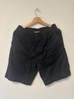 ユニクロ 黒 ショートパンツ ハーフパンツ ゴムウエスト