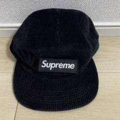 Supreme Corduroy Camp Cap ブラック