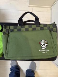 完売品デヴァローゴルフDEVERAUX GOLF チェック柄カートバッグ