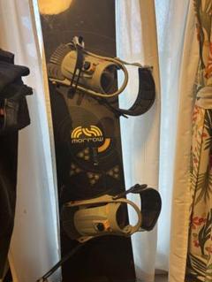 【超美品】Morrow Press 162cm スノーボード　ビンディング付き 超美品】Morrow Press 162cm スノーボード ビンディング付き（超