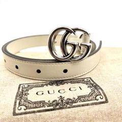 極美品 ✨グッチ ベルト GG マーモント レザー 409417 525040 極美品 ✨グッチ ベルト GG マーモント レザー 409417 525040