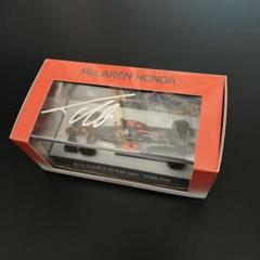 マクラーレンホンダF1 .1/43 フェルナンド　アロンソ　サイン入りミニカー マクラーレンホンダF1 .1/43 フェルナンド アロンソ サイン入り