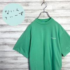 【ハンガリー製】90sアディダス ミントグリーン ワンポイント Tシャツ