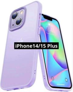 iPhone14/15 Plus ケース カバー 6.7インチ 紫 パープル