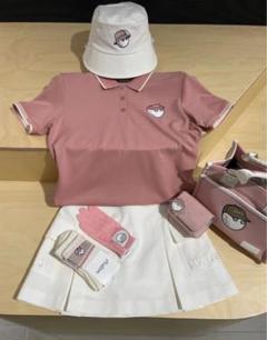 【即発送】マルボン ゴルフ レディース ワンピース（ホワイト）Mサイズ Malbon Golf(マルボンゴルフ) ワンピース・オールインワン