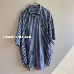 TOMMY HILFIGER ストライプBDシャツ　90s m92