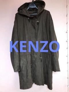 美品　ケンゾーロングコート　KENZO　ウール　日本製　ベルト付き　黒　F KENZO - 1.KENZO HOMME ロングコートの通販 by .｜ケンゾーなら