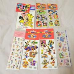ディズニー ミッキー ミニー シール まとめ売り レトロ Disney