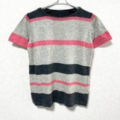 Vainqueur⭐️ (M) 半袖Tシャツ ボーダー 伸縮 ウォーム系カットソー