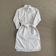 MaxMara ストライプシャツワンピース