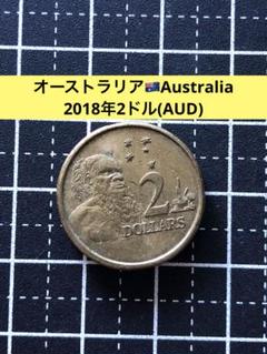 N3696【オーストラリア・アボリジニ】2018年2ドル 硬貨 古銭