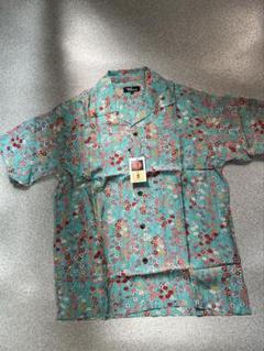 Pagong パゴン 花柄 半袖アロハシャツ Lsize 花柄 半袖Tシャツ ＜秋桜/白黄＞ | 京友禅アロハシャツ【Pagong