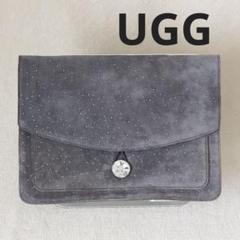 UGG コントストレーショングリッターレザークラッチバック