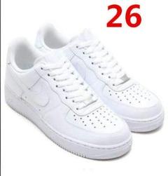 新品ナイキ エアフォース1 ロー ホワイトAIR FORCE1 26cm