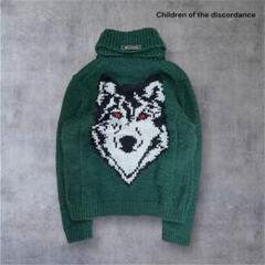 トップス Children of the discordance zip up Knit Children of the Discordance knit sweater DESTROY KNITHOODIE