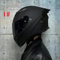 ダブルレンズ ヘルメット インナーバイザー フルフェイスヘルメット　XXLサイズ ダブルレンズ ヘルメット インナーバイザー フルフェイス