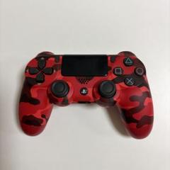 PlayStation4用コントローラー　赤迷彩 ワイヤレスコントローラー(DUALSHOCK®4)」 レッド