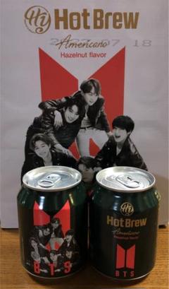 BTS Hot Brew 缶コーヒー 2缶セット