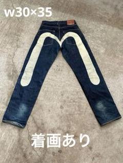 EVISU PARIS 大黒　エビス　カモメ　w30 太め　腰履き EVISU PARIS 大黒 エビス カモメ w30 太め 腰履き - メルカリ