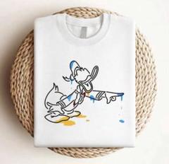 Disney ディズニー ドナルドダック Tシャツ ホワイト