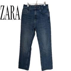 ★ドイツ発*ZARA*新作*クロップドスキニーデニム/MID-BLUE★ ベーシックスキニーデニムパンツ - ミディアムブルー | ZARA
