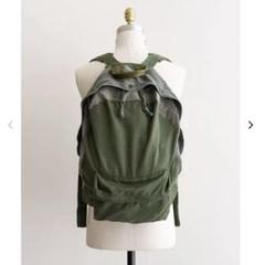 Made By Sunny Side Up リメイク バックパック リュック REMAKE NAVY LINEN DAY BAG- SUNNY SIDE UP- SUNNY SIDE UPOIKOS