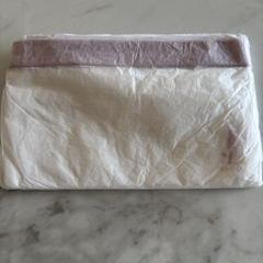 Yves Saint Laurentコットン ポーチ レッド