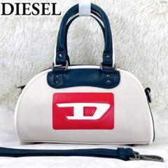 美品　DIESEL レッド ハンドバッグ 中古・古着通販】DIESEL (ディーゼル) ショルダーバッグ レッド