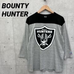 BOUNTY HUNTER バウンティーハンター Ｔシャツ 七分袖 Ｌ 灰