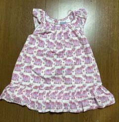 【babyGAP 70cm】象柄のコットンワンピース 夏服 ベビー